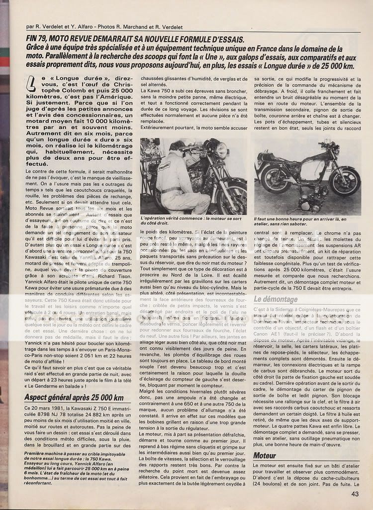 la Z 750 E dans la presse Motorevuen25058avril1981page4