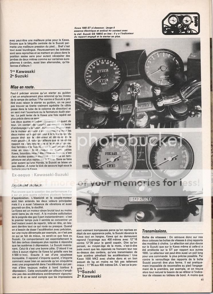 Comparatif Z1000ST vs GS1000G Motorevue2481oct1980page6