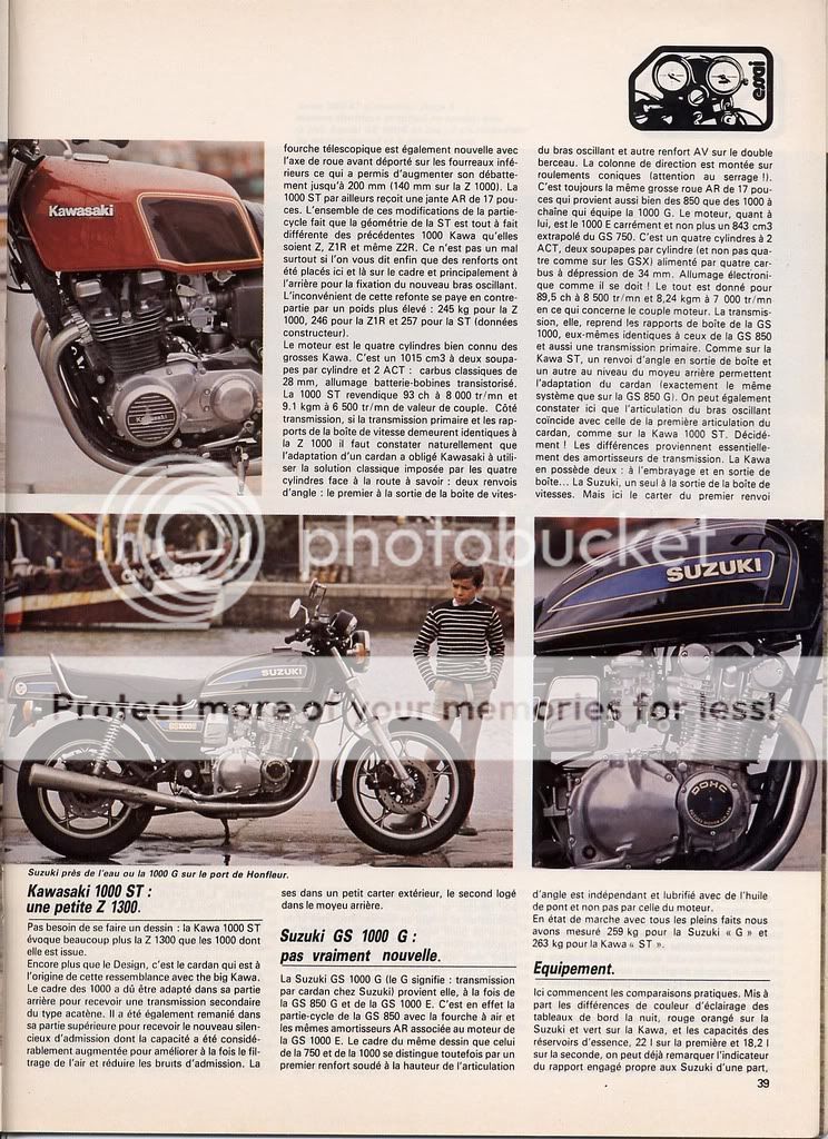 Comparatif Z1000ST vs GS1000G Motorevue2481oct1980page4