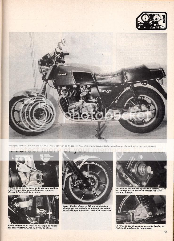 comparatif - Comparatif Z1000ST vs GS1000G Motorevue2481oct1980page8