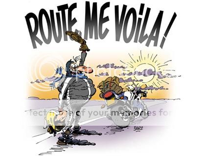 Gags et humour vive le 2 roues Routemevoila