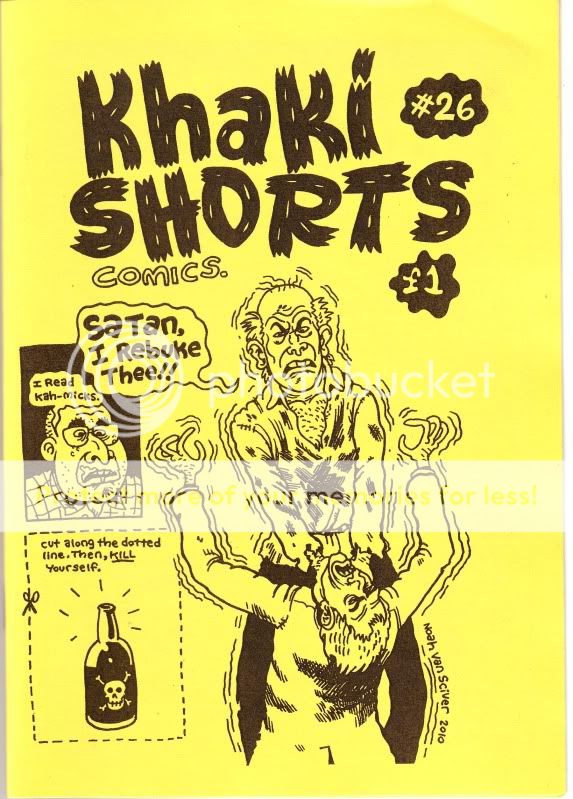 Khaki Shorts #26 out now! 28 pages of small press humour and intrigue! Ks26cover