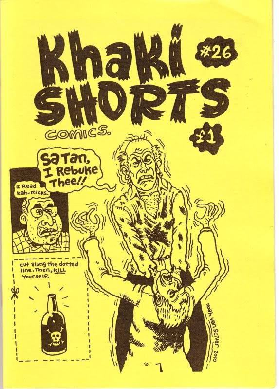 Khaki Shorts #26 out now! 28 pages of small press humour and intrigue! Ks26cover