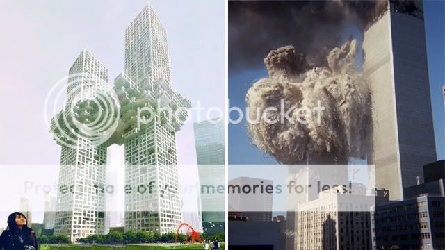 شركة معمارية تعتذر عن تصميم بناء مشروع يشبه برجي سبتمبر Firm Apologizes for Project that Looks Like Exploding Twin Towers    Koreantowers