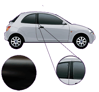 Ford ka door pillar #3