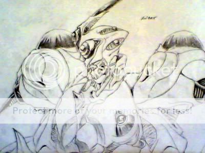 Sketches from me Guyver1