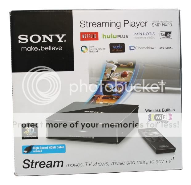 BNIB SONY STREAMING MEDIA PLAYER SMP NX20  