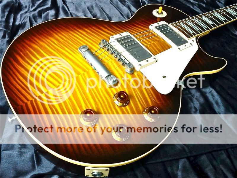   1959 Les Paul Reissue Yamano Dark Burst AAAAA Killer Flame Top  