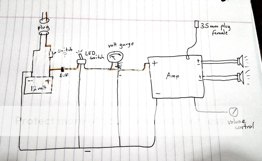 Making an Ammo Box speaker. Wiring, power, etc. Help please before I