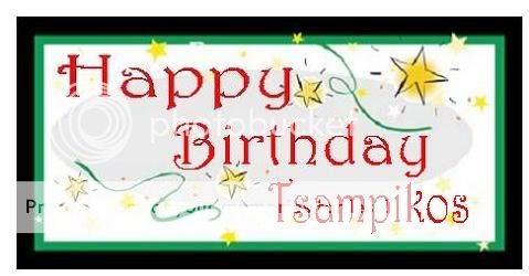 Happy Birthday Tsampikos  Tsamp
