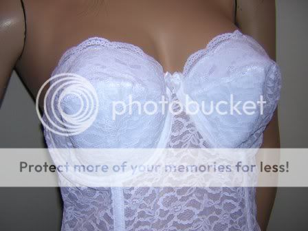 34D NWT GODDESS WHITE Bridal Merry Widow Bustier #711  