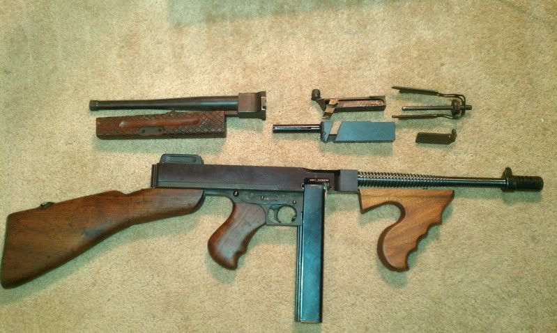 FS: 1928 Thompson parts kit w/ 80% receiver