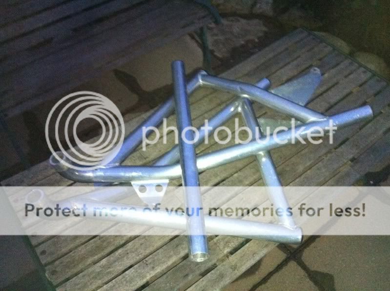 Golf mk2 polished aluminium show cage IMG_0342