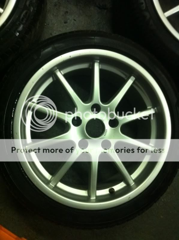 BMW 5x120 17x8 10 spoke AEZ alloys with very good avon tyres IMG_0491