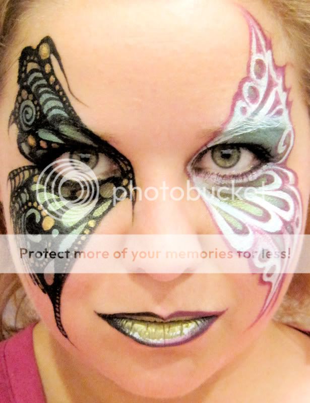 New face that I painted tonight July82011e