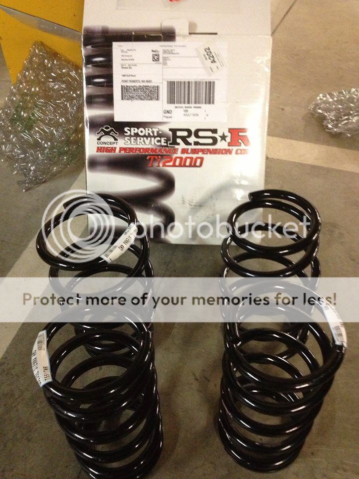 GB: RSR Suspension titanium ti2000 lowering springs for 2011+ Sienna ...