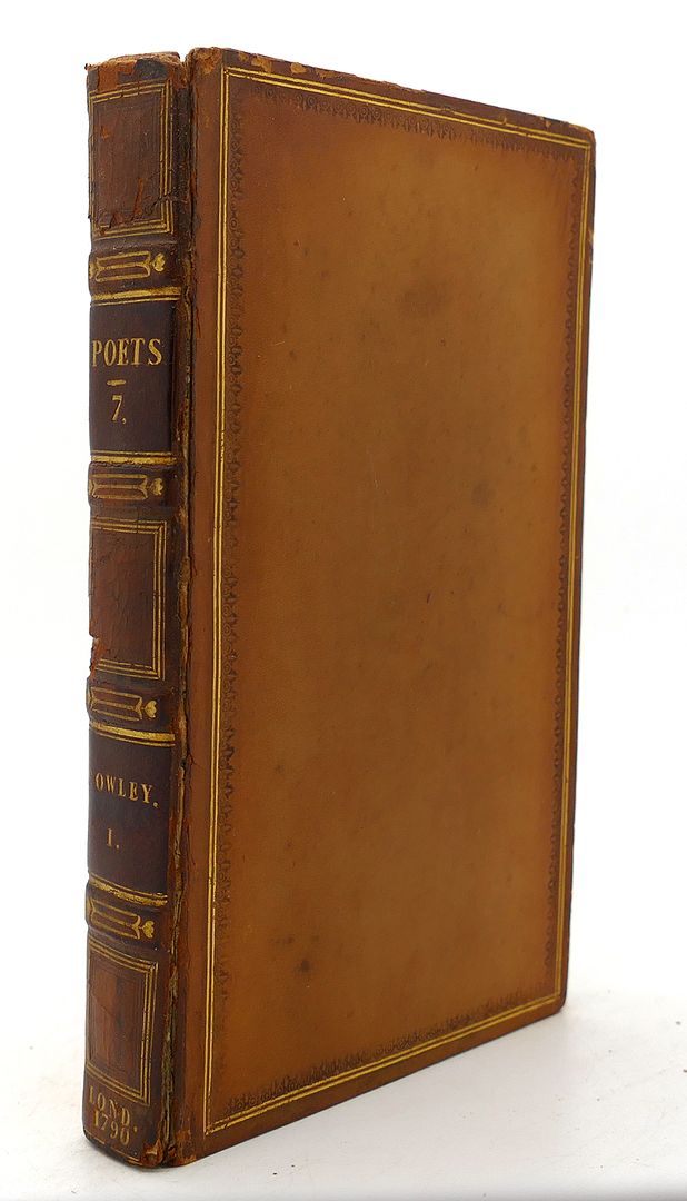 SAMUEL JOHNSON - The Works of the English Poets Vol. 7 with Prefaces, Biographical and Critical