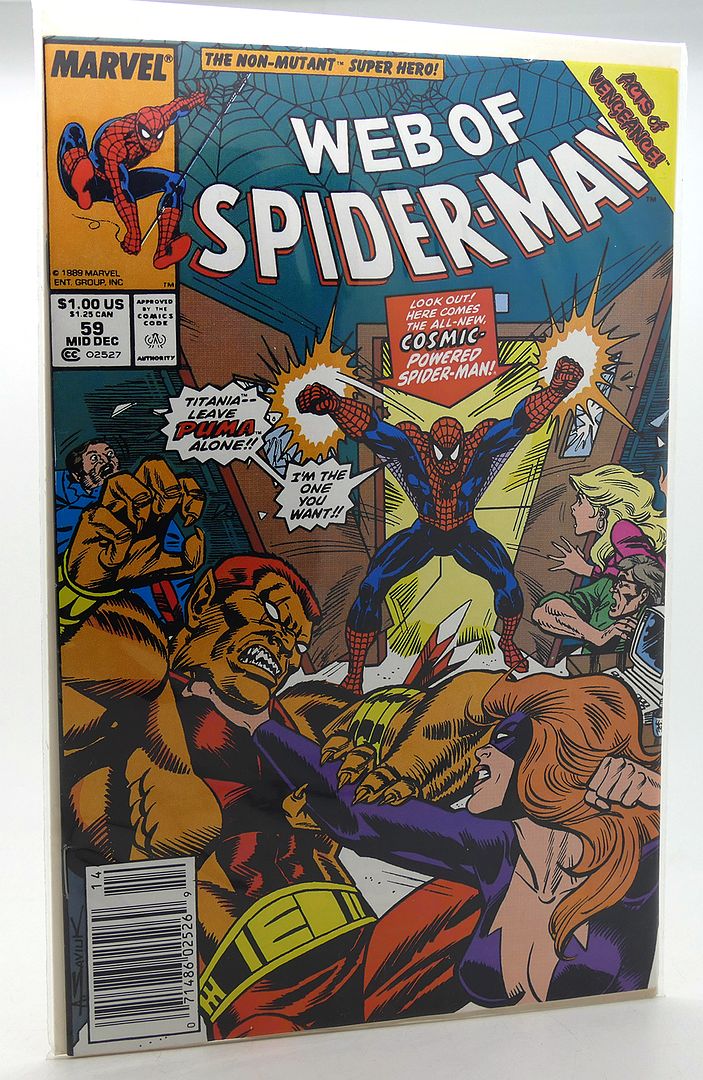  - Web of Spider-Man Vol 1 No. 59 Mid December 1989