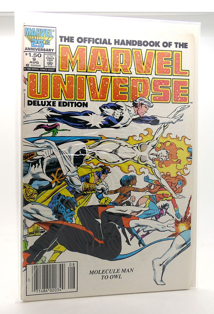  - Official Handbook of the Marvel Universe Deluxe Edition No. 9 August 1986