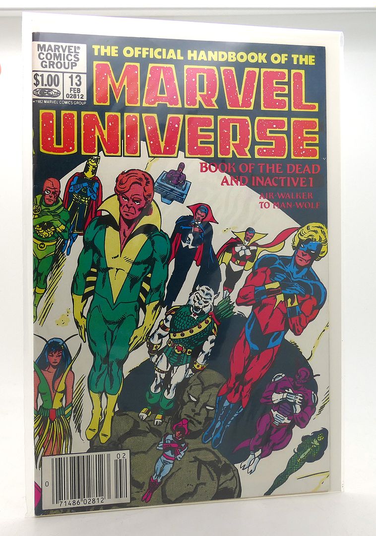  - Official Handbook of the Marvel Universe Vol. 1 No. 13 February 1984