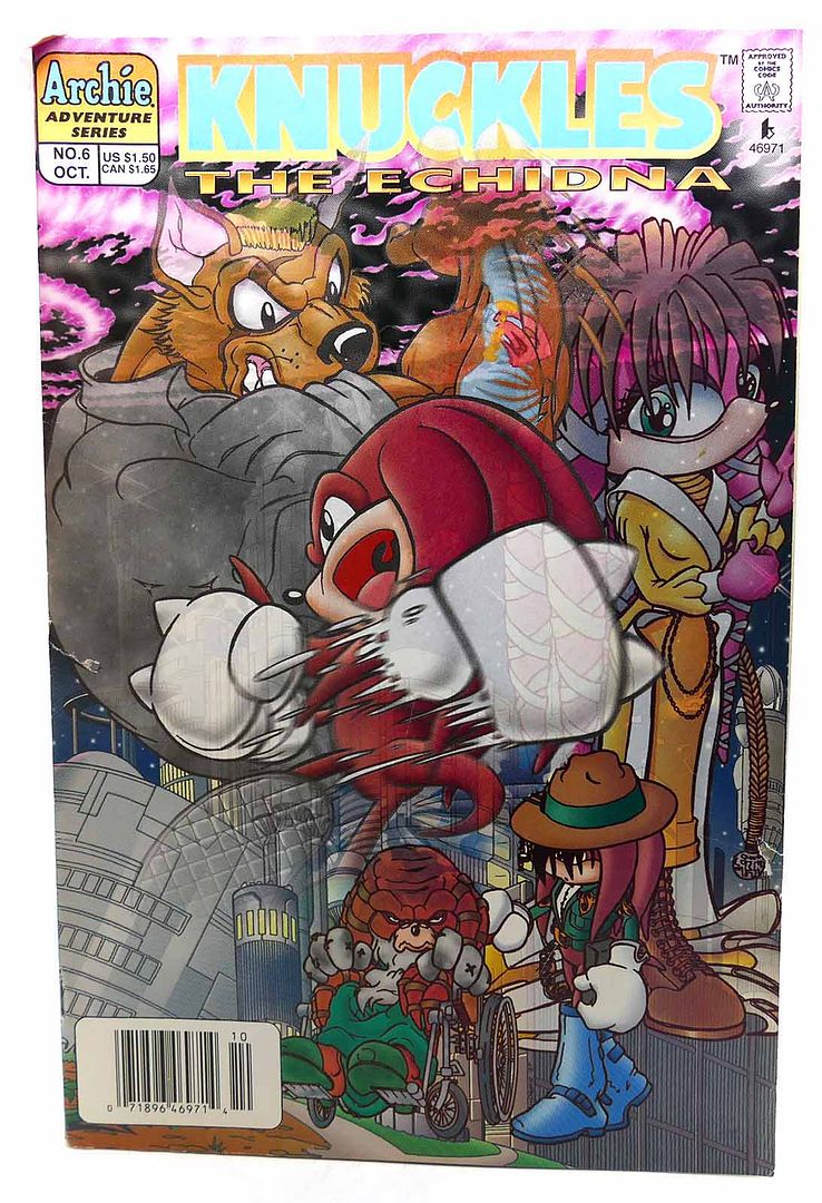  - Knuckles the Echidna Archie Adventure Series #6 Oct.