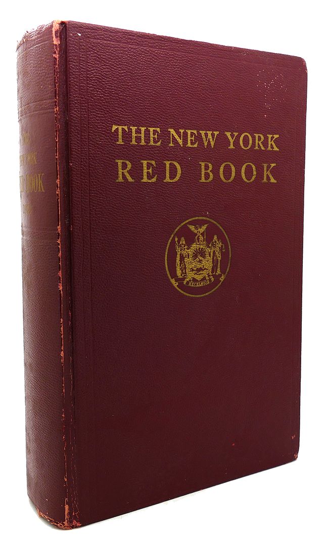 HARTMAN, MYRON - New York Red Book Eighty-Second Edition