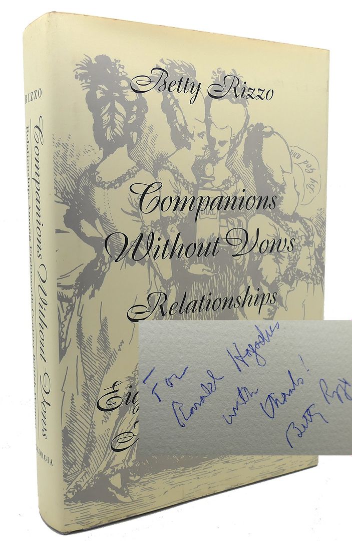 BETTY RIZZO - Companions without Vows Relationships Among Eighteenth-Century British Women