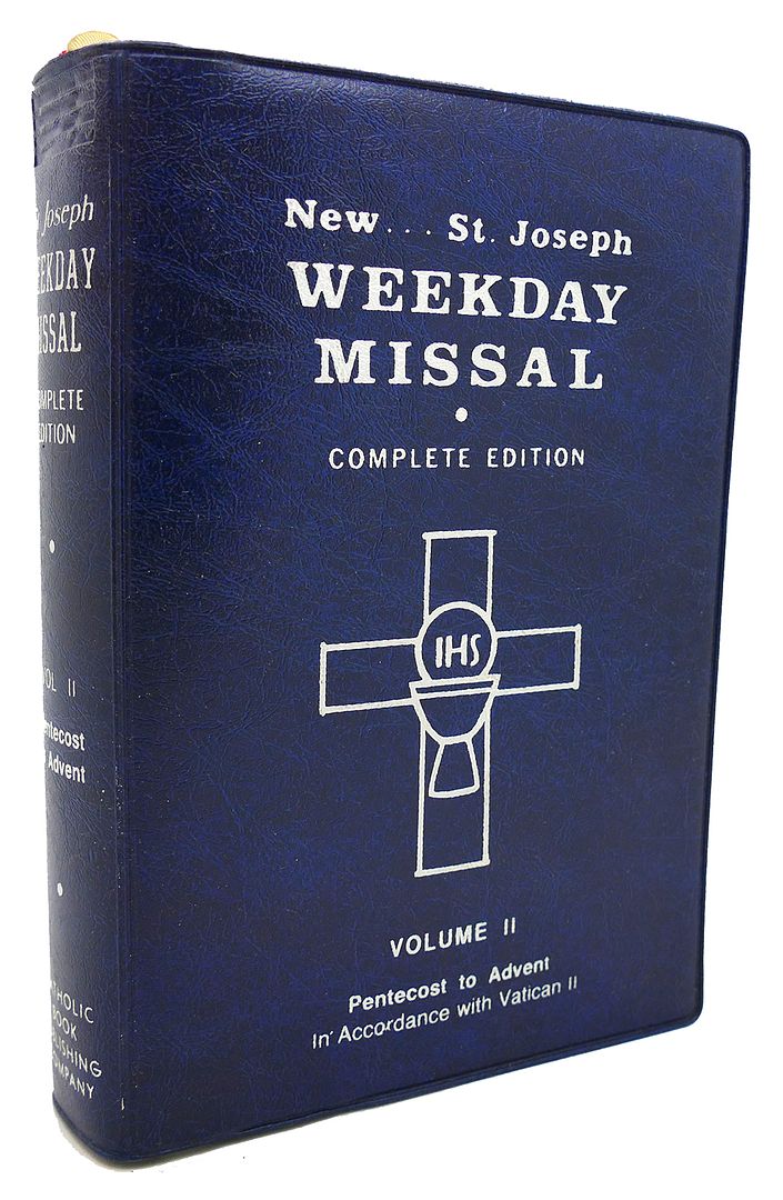  - New Saint Joseph Weekday Missal Vol. II, Pentecost to Advent (Complete Edition)