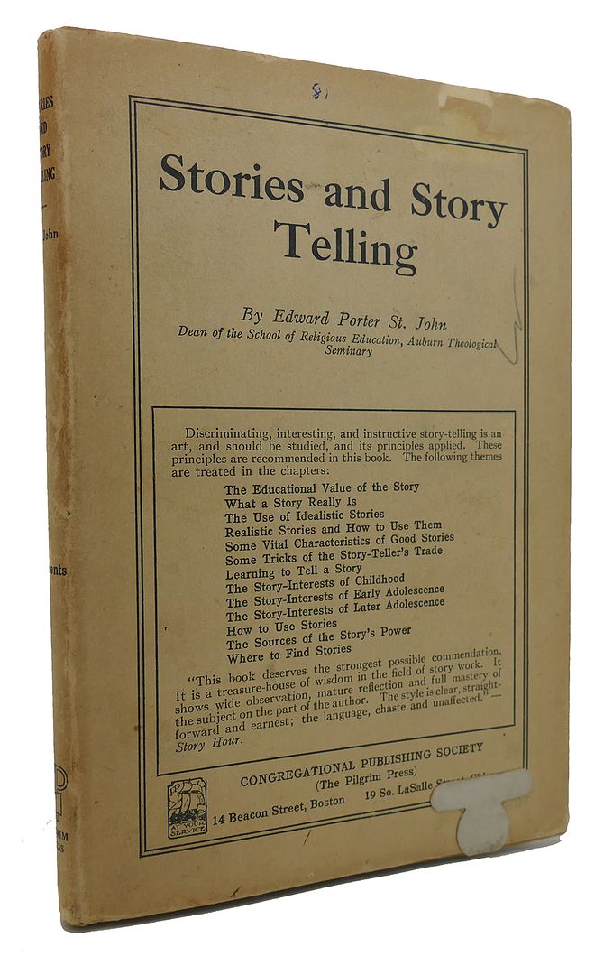 EDWARD PORTER ST. JOHN - Stories and Story-Telling in Moral and Religious Education