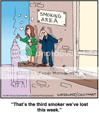 Area de fumadores Smokers