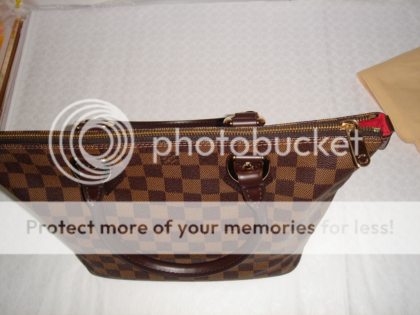 Authentic Louis Vuitton Saleya Damier PM.  