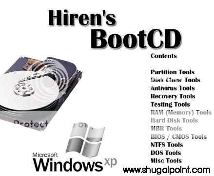 Hiren's Bootcd 9.5 Shugalpointhirencd