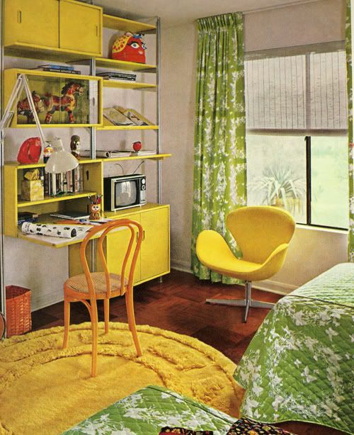 Vintage Kiddo: Kid Bedrooms from the 60s and 70s were swank! | Modern Kiddo