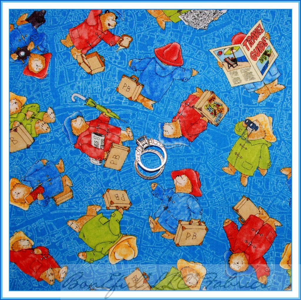 BonEful Fabric FQ Quilting Treasures * Paddington Bear International ...