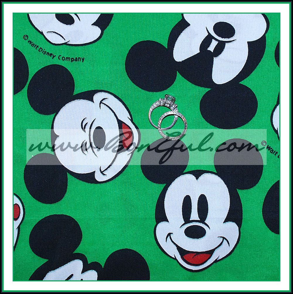 BOOAK Fabric Mickey Mouse Face *DISNEY Minnie Vacation Boutique GIRL 
