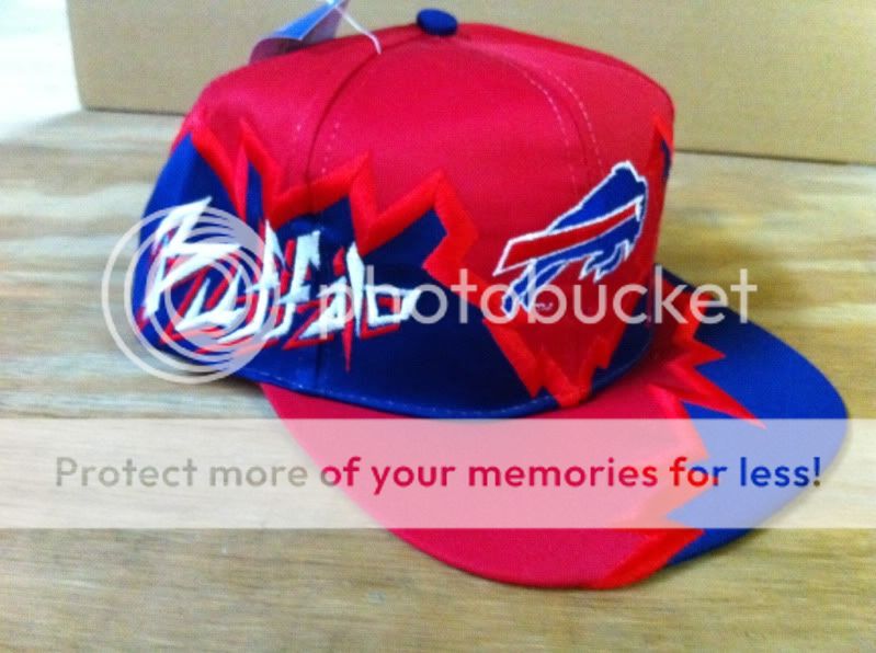 Buffalo Bills Snapback Hat Cap Vtg Vintage Jordan Bulls Tisa Deadstock 