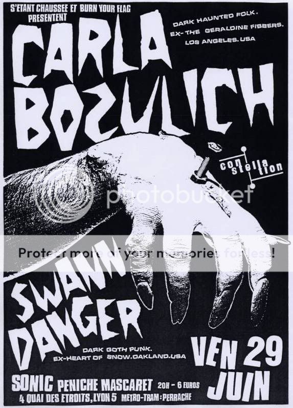 Vendredi 29 Juin : CARLA BOZULICH + SWANN DANGER @ Lyon !!! CarlaBoz1