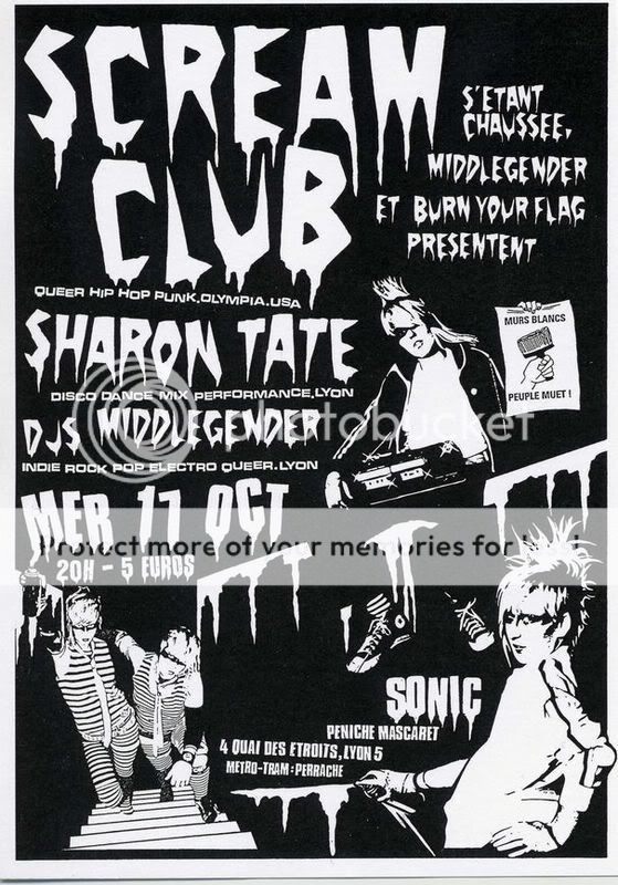 Mer 17 Octobre : SCREAM CLUB + SHARON TATE + DJs @ LYON !!! FlySC2Nabil