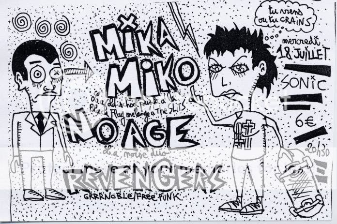 Mer 18 Juillet : MIKA MIKO + NO AGE + REVENGERS @ Lyon !!! Mikaaa