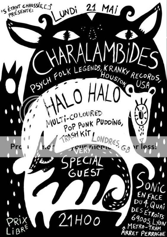 LUN 21 MAI: CHARALAMBIDES + TRASH KIT + HALO HALO @ LYON Afichemostres3copycopycopy
