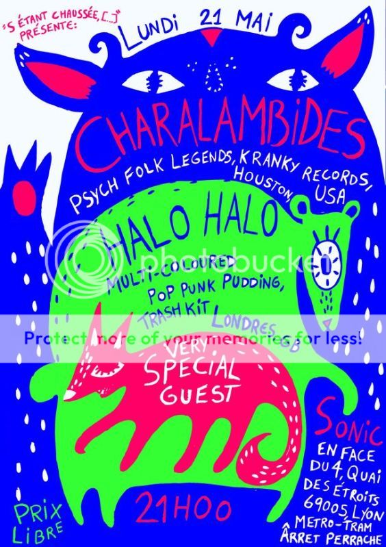 LUN 21 MAI: CHARALAMBIDES + TRASH KIT + HALO HALO @ LYON Afichemostrescolor2copycopycopy