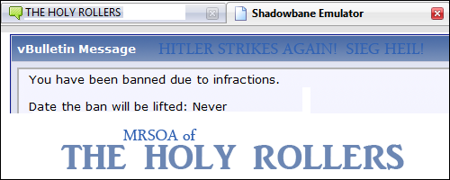 The Holy Roller's Signature Thread MRSOAHOLY