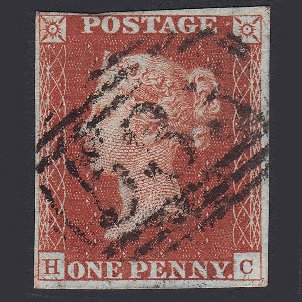 R7 Gb Qv 1841 1d Penny Red Brown Plate 41 G8 C Gu Nottingham 5 4 Margins Ebay