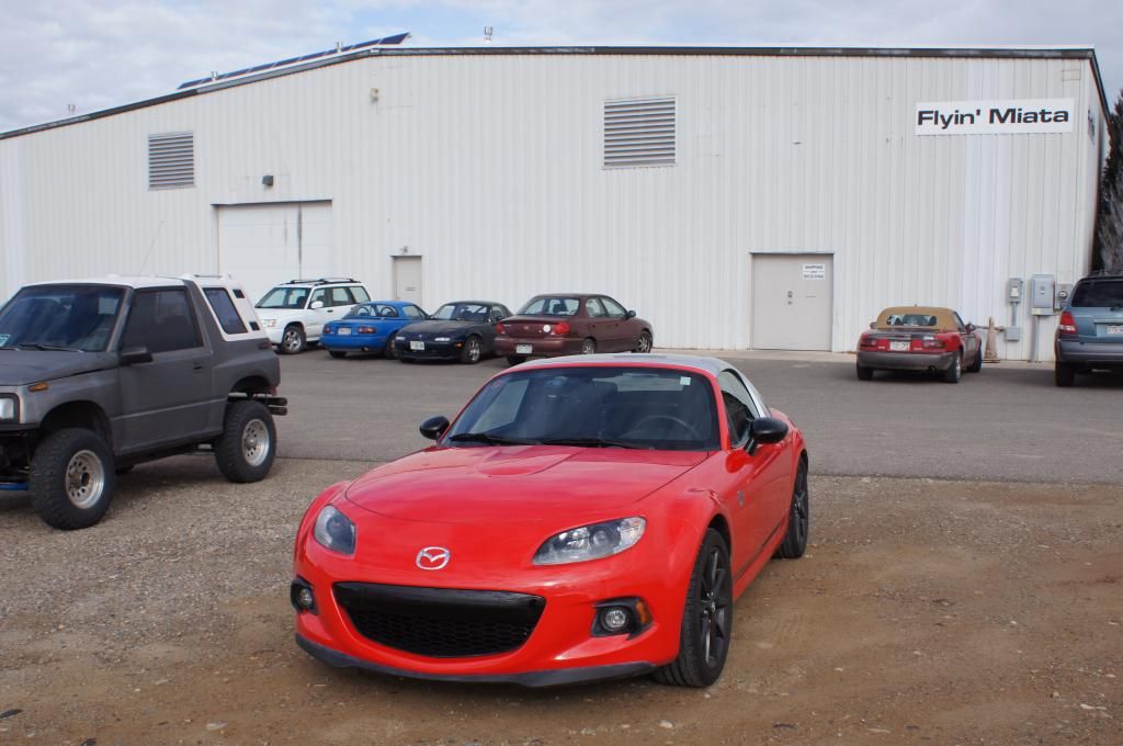 Visit to Flyin' Miata shop. Ride along in Supercharged NC Targa - MX-5 ...