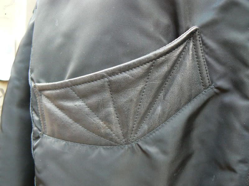 ZONE7STYLE: Vintage Chevignon Uranus Leather Detail Bomber Jacket