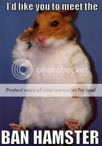 Spartacus' announcement Ban-hamster