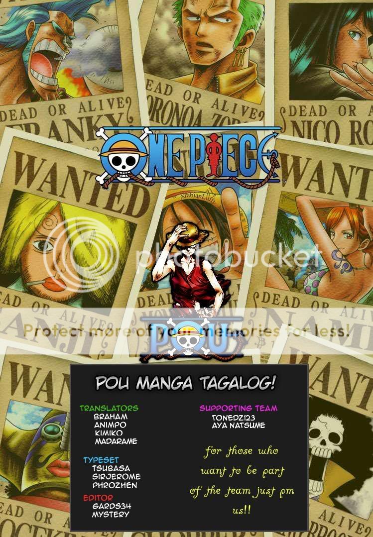 One Piece: Chapter 557 Credits