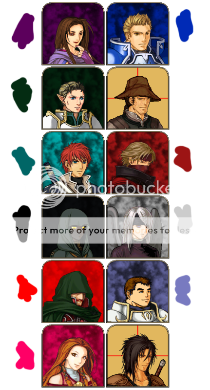 Emoria Character Icons Colors