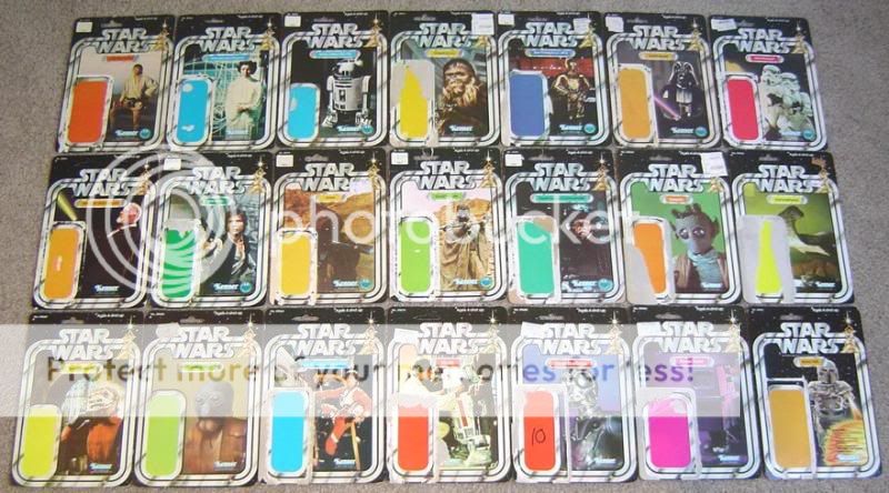 Cardback Collection including Toltoys StarWars-1