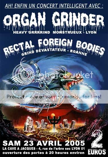 Organ grinder + Rectal Foreign Bodies le 23 avril - lyon 4bfb624e